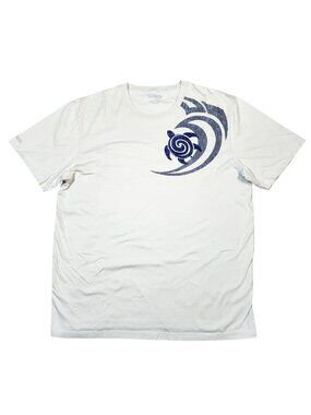 Crazy Shirts Turtle Honu Surfing Tribal Petroglyph Mens XL Gray T-Shirt